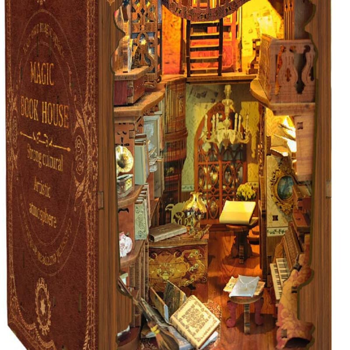 Miniaturowy domek Book Nook - Dziedzictwo czarodziejów - Joincon