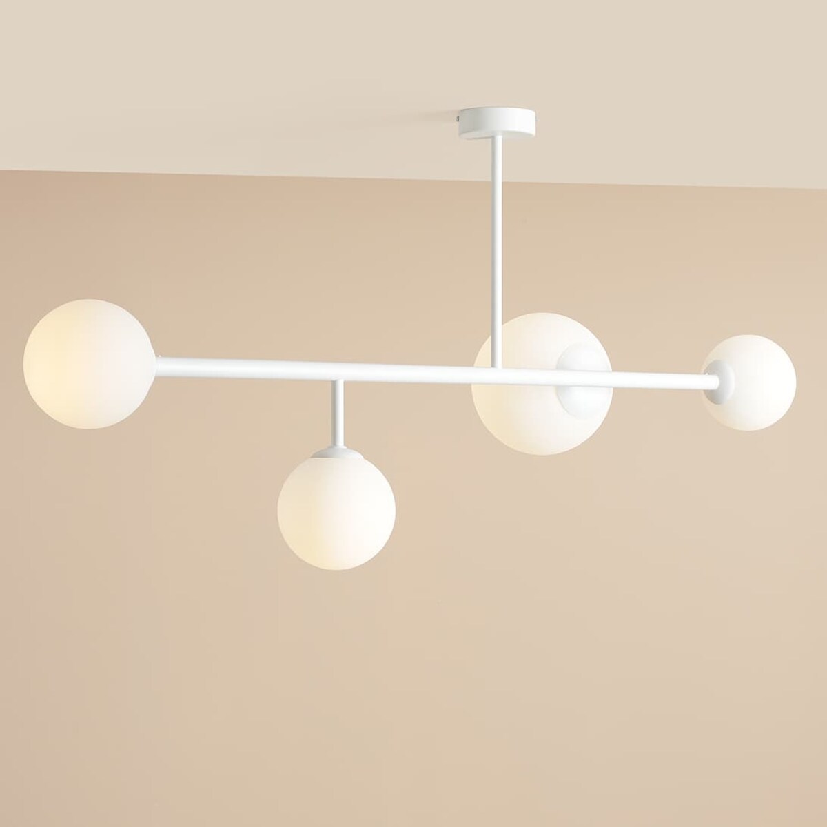 Lampa sufitowa molekuły Dione 1092PL_L Aldex do kuchni kulki biała