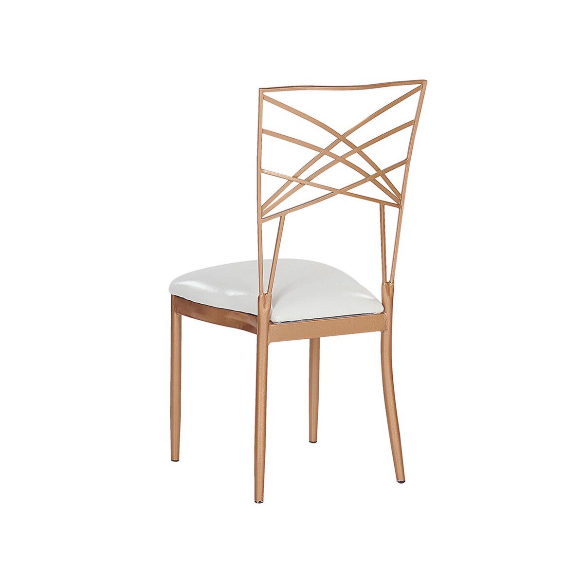 Zestaw 2 krzeseł do jadalni złoty GIRARD