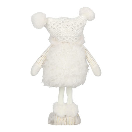 FIGURKA ŚWIĄTECZNA dekoracyjna Dziewczynka ŚNIEŻYNKA 33 cm