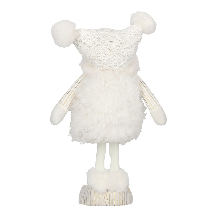 FIGURKA ŚWIĄTECZNA dekoracyjna Dziewczynka ŚNIEŻYNKA 33 cm