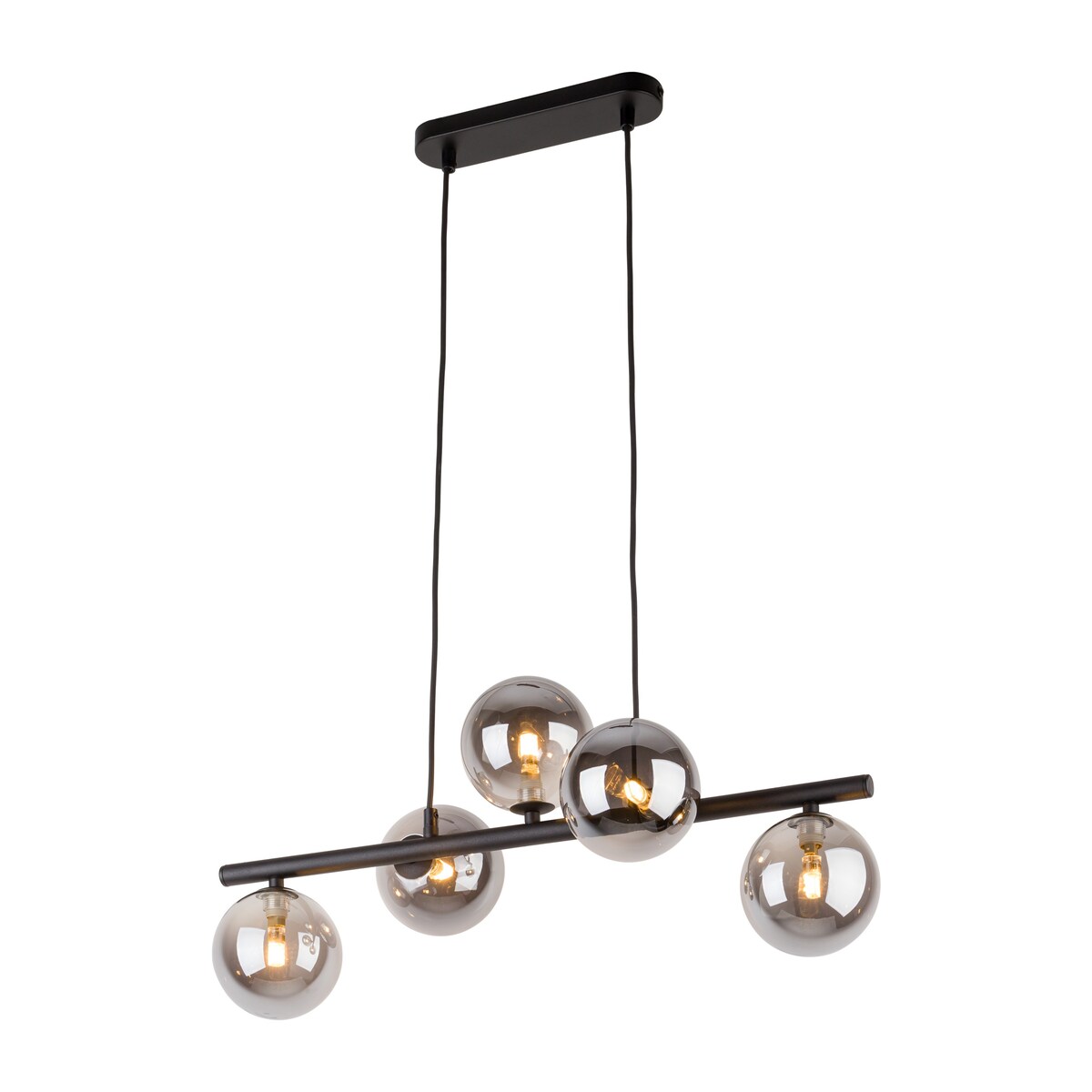 Loftowa lampa wisząca do jadalni ESTERA 6707 TK Lighting kule czarne