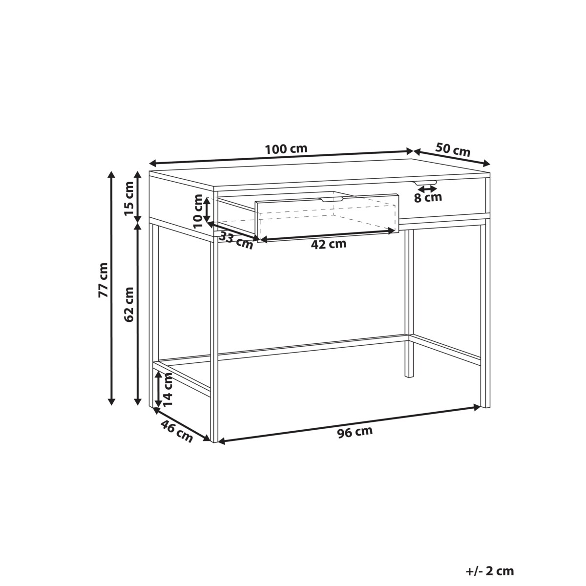 Konsola ADELAIDE Biały