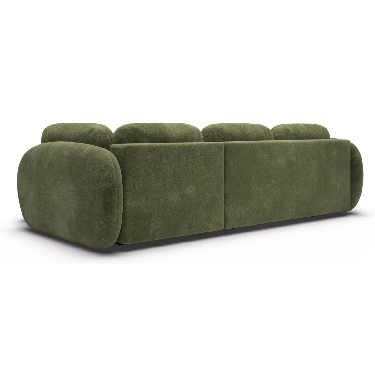 Nowoczesny Narożnik rozkładany OLIVIO II, prawy, zielony