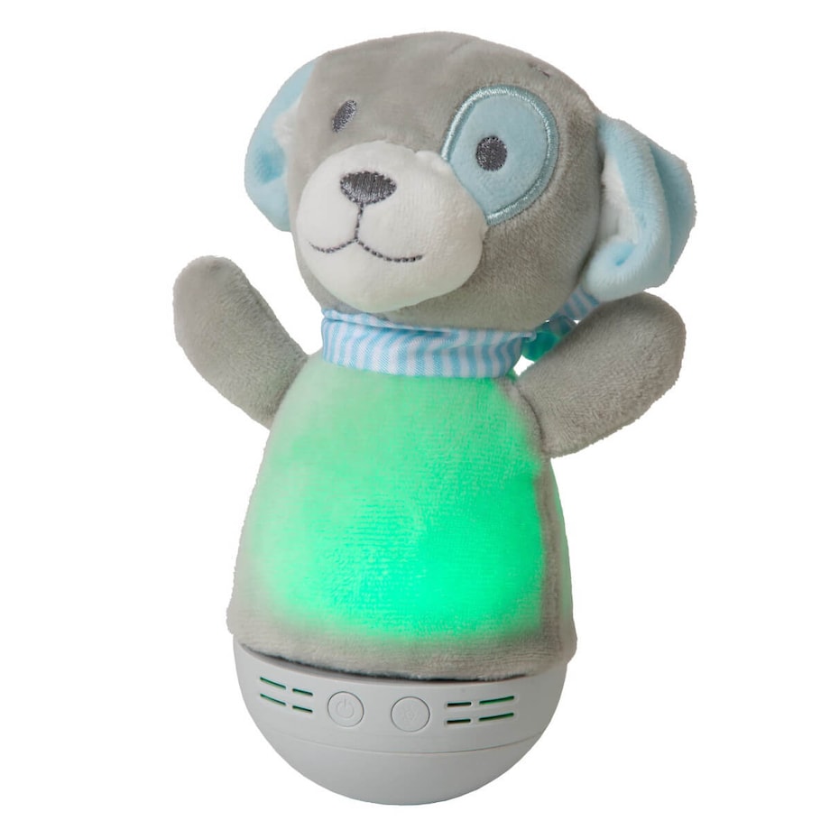 Lampka nocna piesek Dolly 77500/01/36 Lucide LED RGB 4,5W niebieska szara