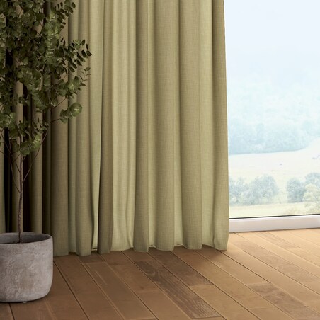 Zasłona na taśmie marszczącej 1 szt. 130x260 zielony