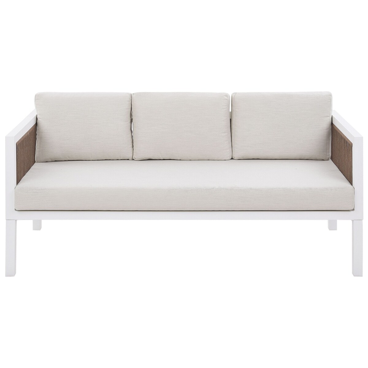 Zestaw ogrodowy 5-osobowy beżowy BORELLO