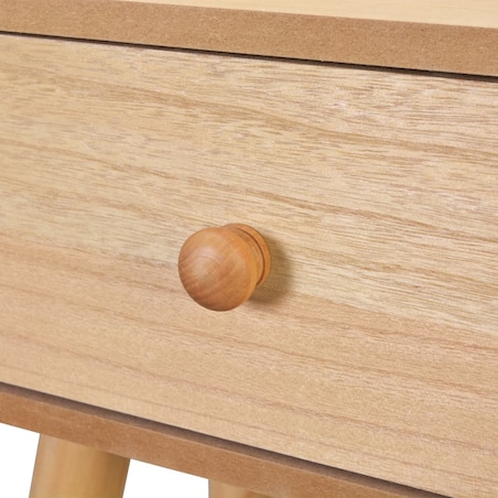 vidaXL Szafki nocne, 2 szt., drewno sosnowe, 40 x 30 x 61 cm, brązowe