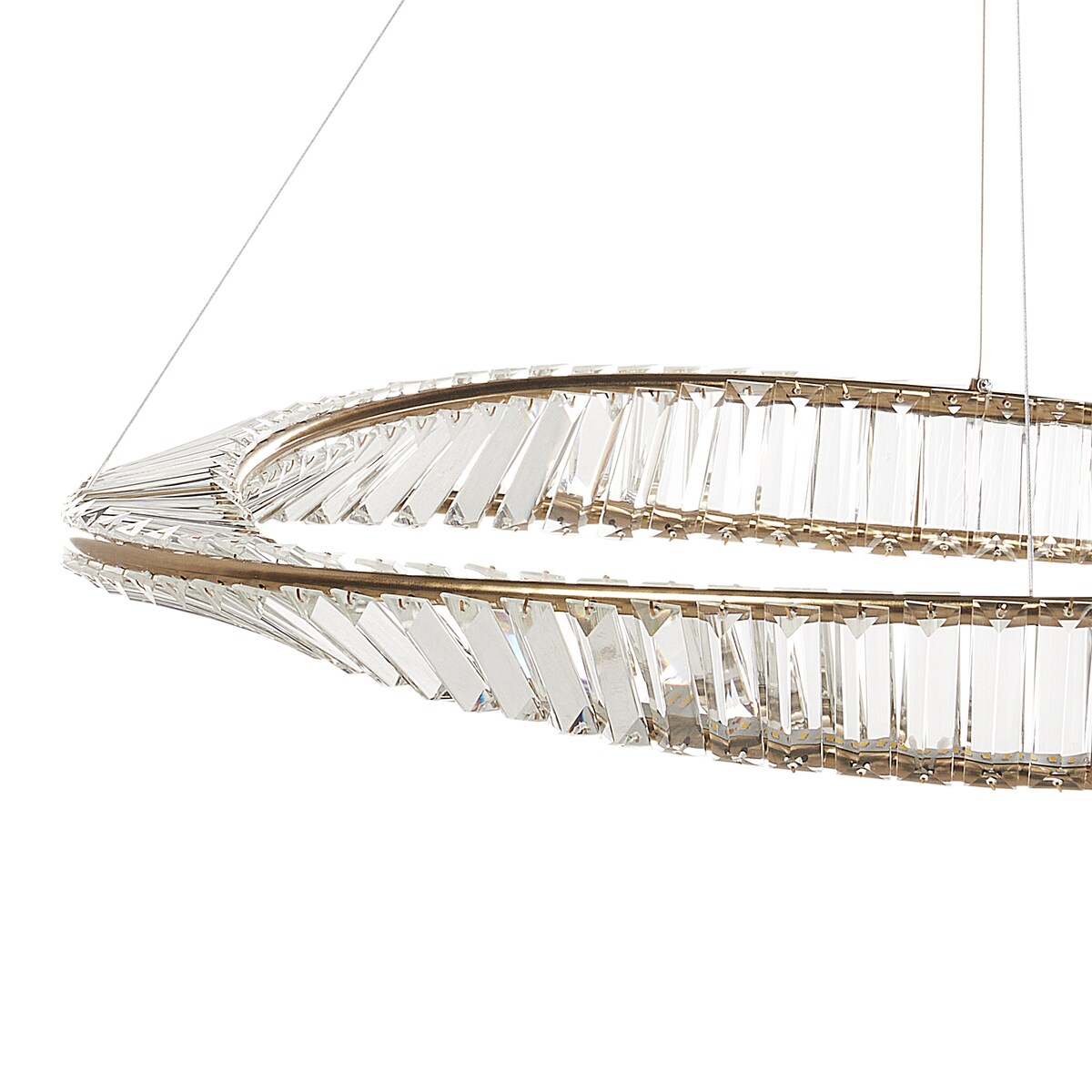 Żyrandol LED ROSENDE Metal Złoty