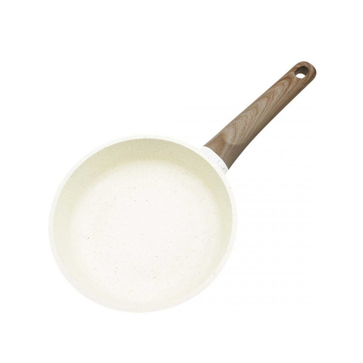Patelnia granitowa marmurkowa NON-STICK indukcja gaz 24cm beżowa BRUNBESTE
