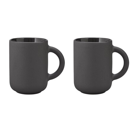 Zestaw 2 kubków czarnych Theo, 350 ml, Stelton