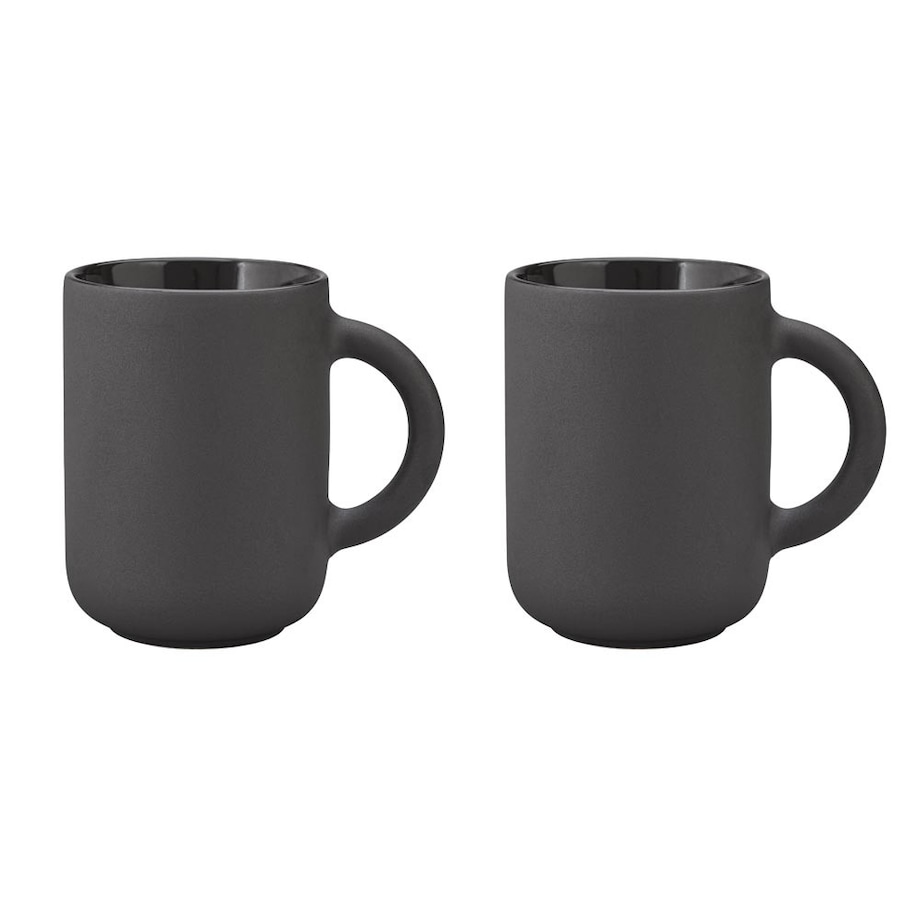 Zestaw 2 kubków czarnych Theo, 350 ml, Stelton