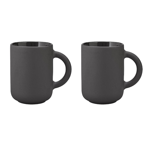 Zestaw 2 kubków czarnych Theo, 350 ml, Stelton
