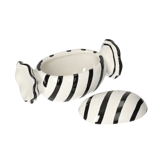 Pojemnik Swirly black, 21x11x10 cm