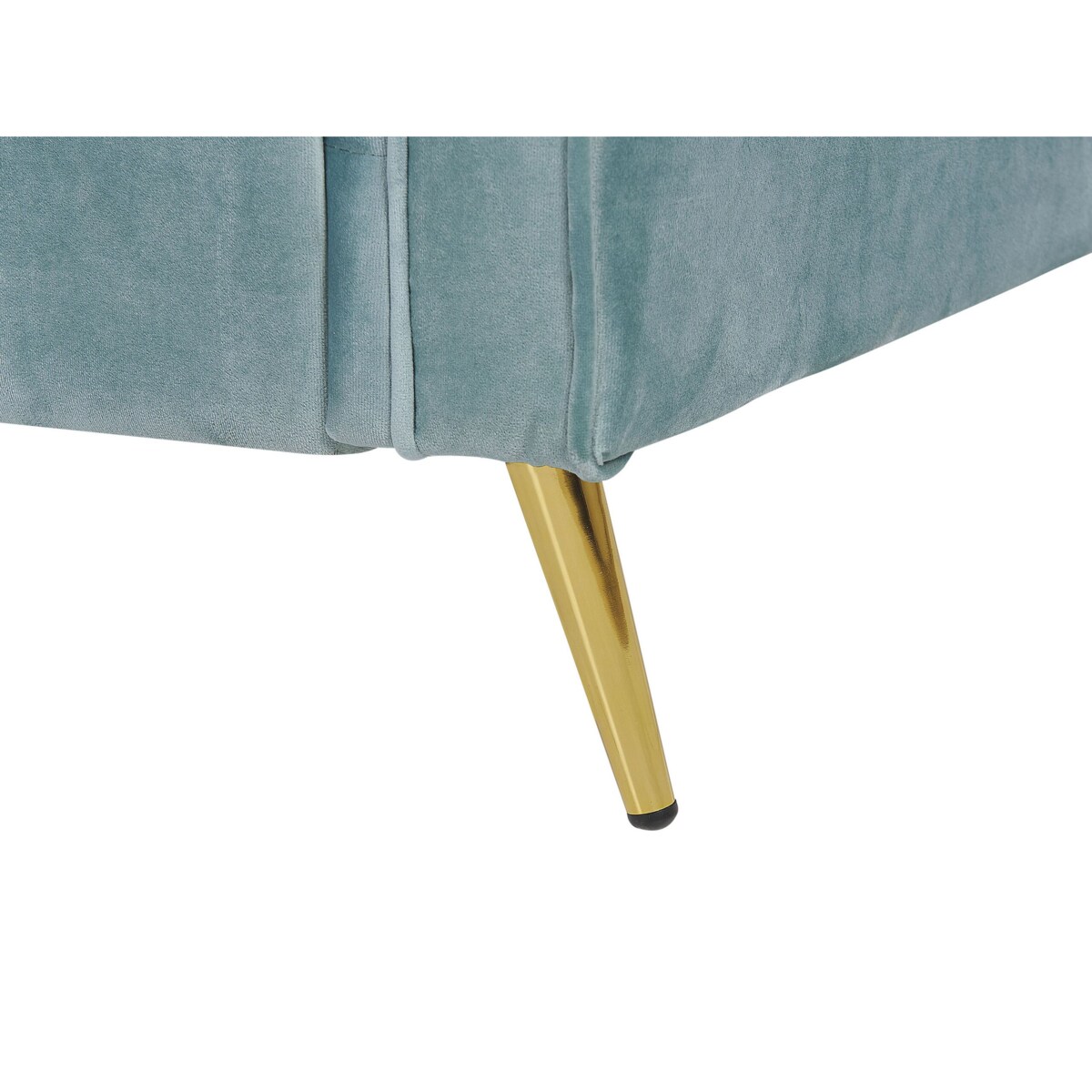 Fotel welurowy miętowy VIETAS