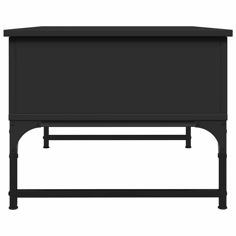 vidaXL Stolik kawowy, czarny, 70x50x40 cm