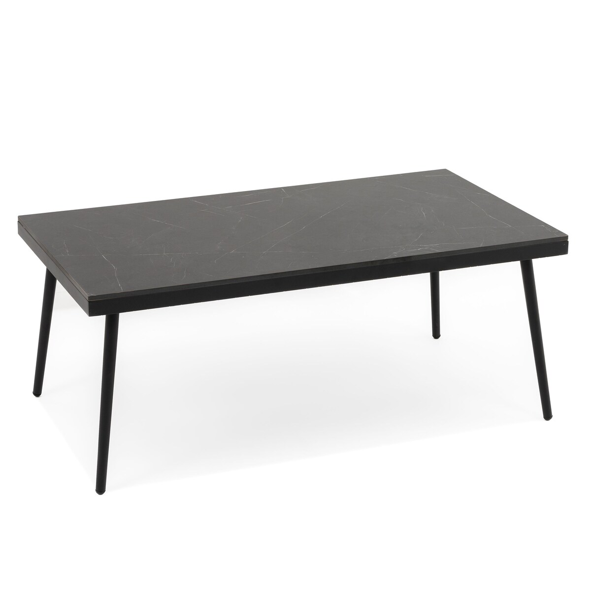 Zestaw mebli ogrodowych taras nowoczesne aluminiowe BELIZE czarno szare