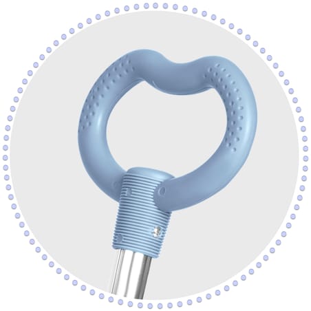 Hulajnoga trójkołowa balansowa dla dzieci 3w1 Ricokids Todi szaro-niebieska