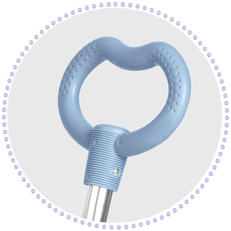 Hulajnoga trójkołowa balansowa dla dzieci 3w1 Ricokids Todi szaro-niebieska