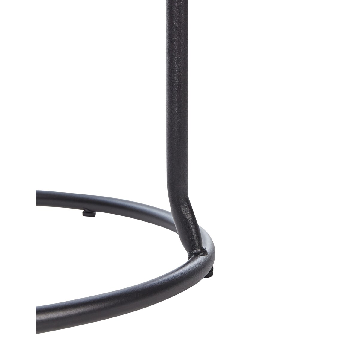 Zestaw 2 stołków barowych ekoskóra beżowy MILROY