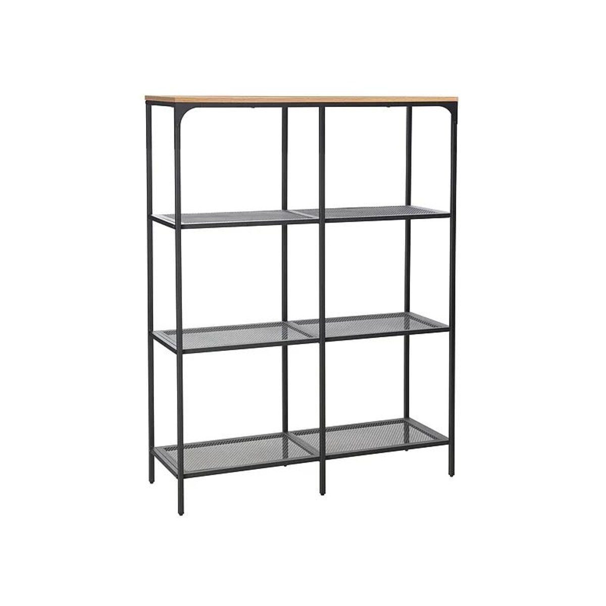 Regał na książki LEX A czarny/dąb