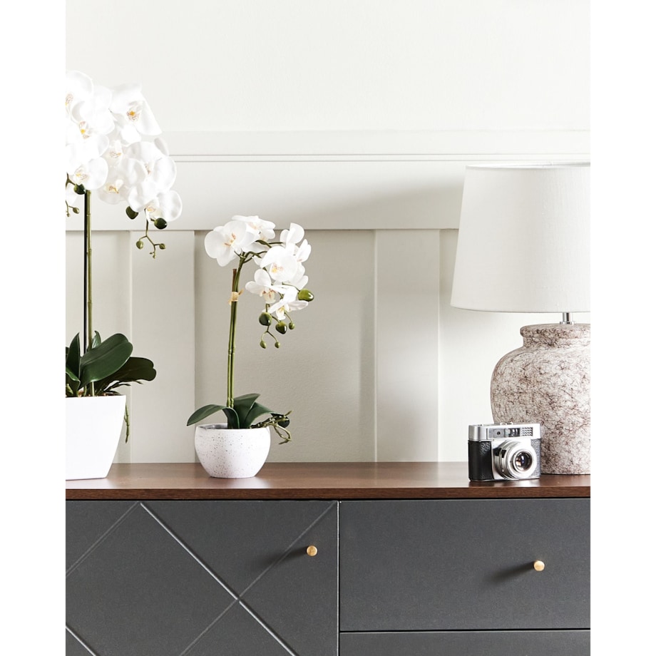 Sztuczna roślina ORCHID 42 cm Biały