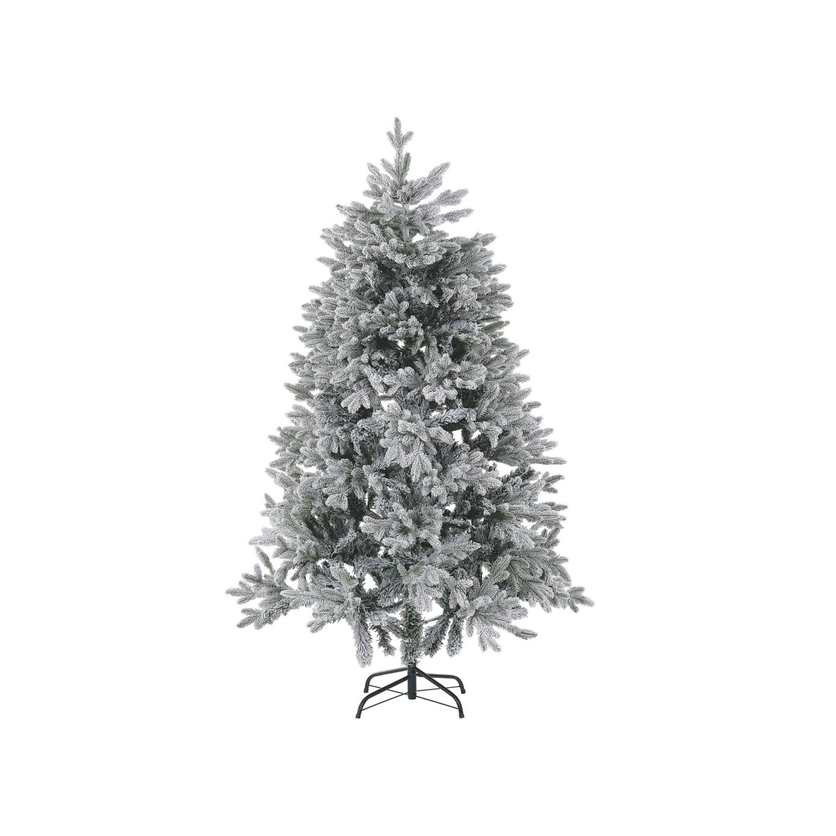 Ośnieżona sztuczna choinka 180 cm biała FORAKER