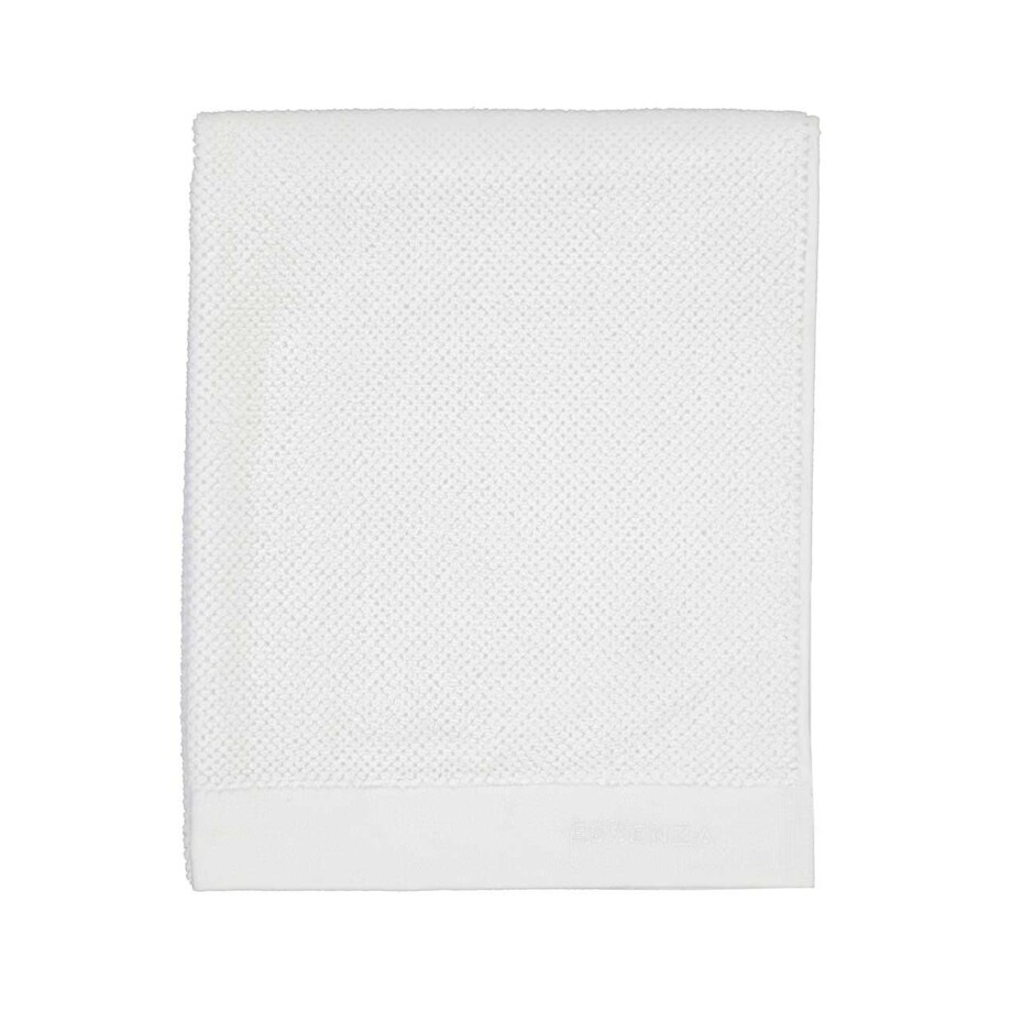 Duży ręcznik kąpielowy w kolorze białym, chłonny ręcznik łazienkowy, Essenza
