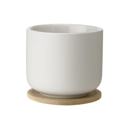 Kubek z podstawką jasny Theo, 200 ml, Stelton