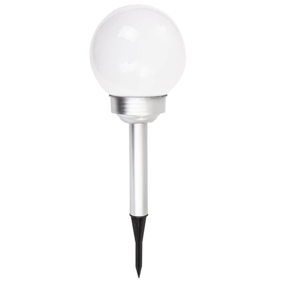 lampa solarna kula mleczna 15x44 cm