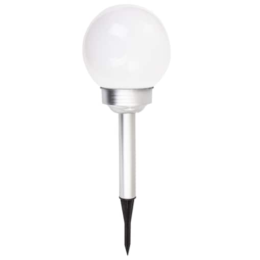 lampa solarna kula mleczna 15x44 cm