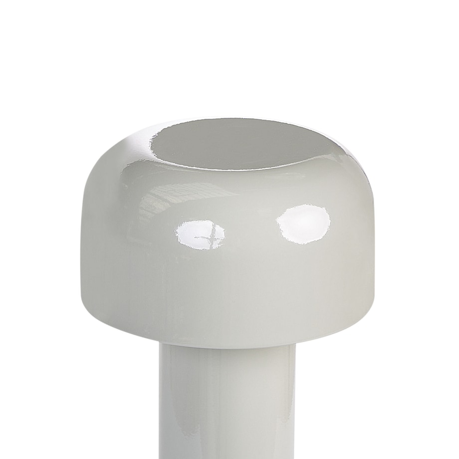 Bezprzewodowa lampa stołowa LED BESOS Ze ściemniaczem Metal Szary