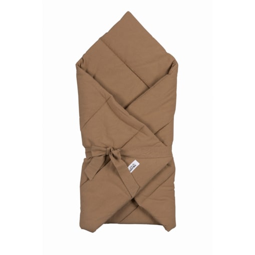 KOŁDERKA S/ROŻEK NIEMOWLĘCY WASHED COTTON CAMEL