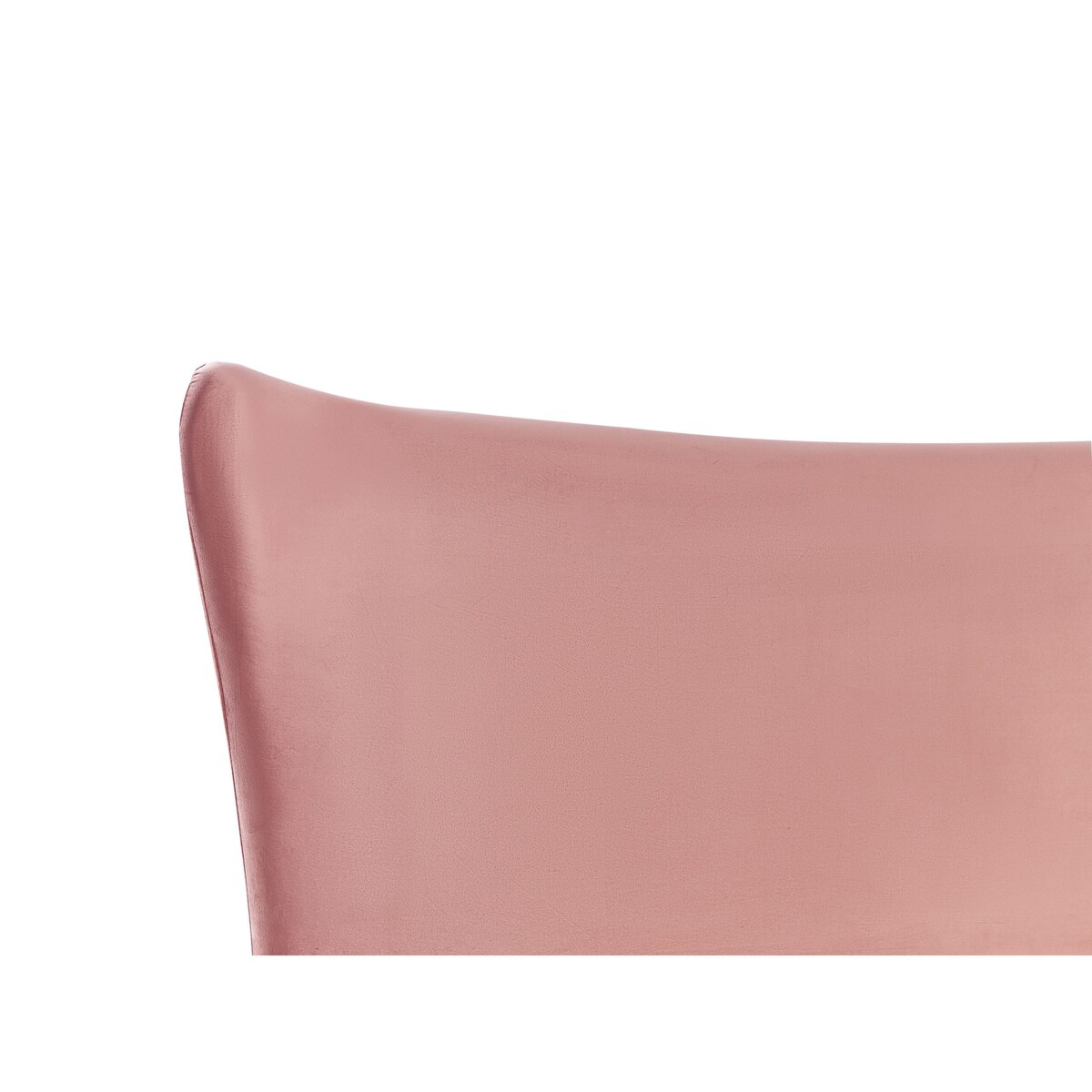 Łóżko welurowe 180 x 200 cm różowe CHALEIX