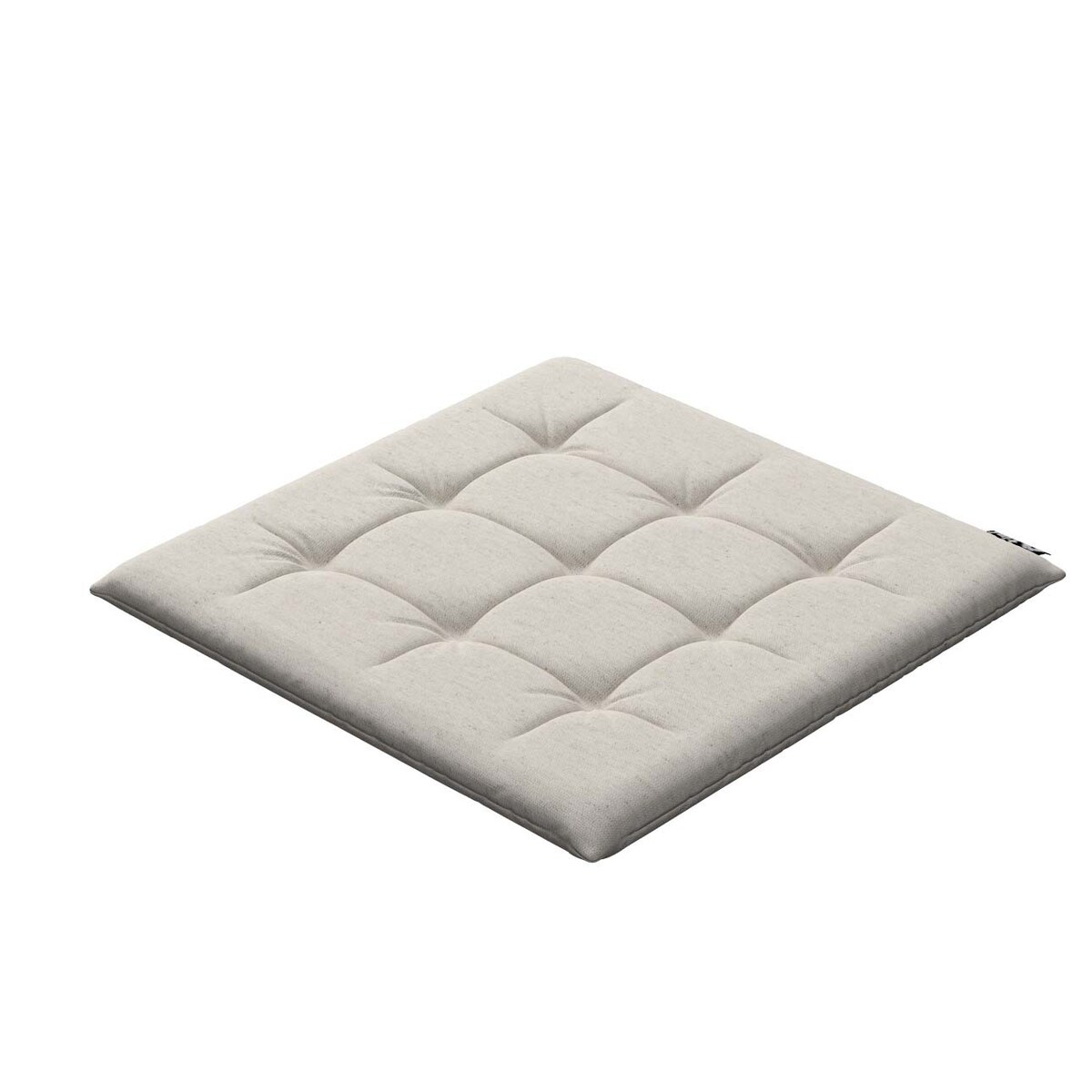 Siedzisko Eddie, melanż szaro-beżowy, 40 x 40 x 3,5 cm, Happiness