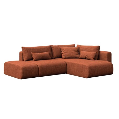 Lumine Sofa narożna - pomarańczowa