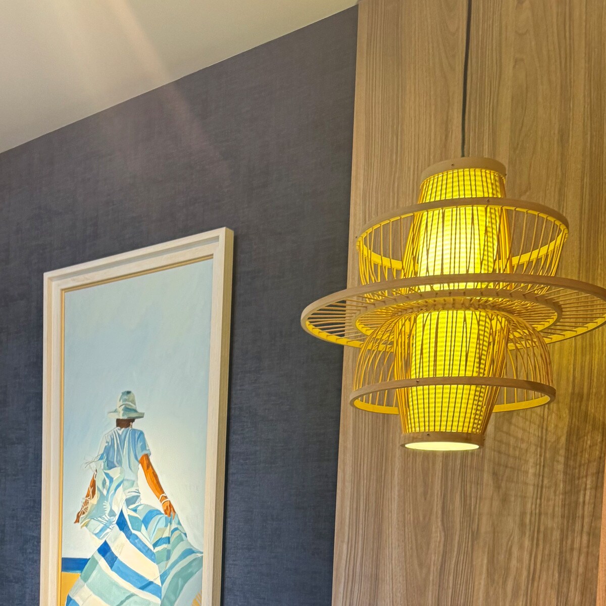 Lampa wisząca Light Prestige Astra drewno 1 x E27 1 szt.