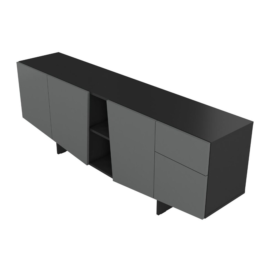 Nowoczesna szara komoda z szufladami Skandica WING / szer. 200 cm