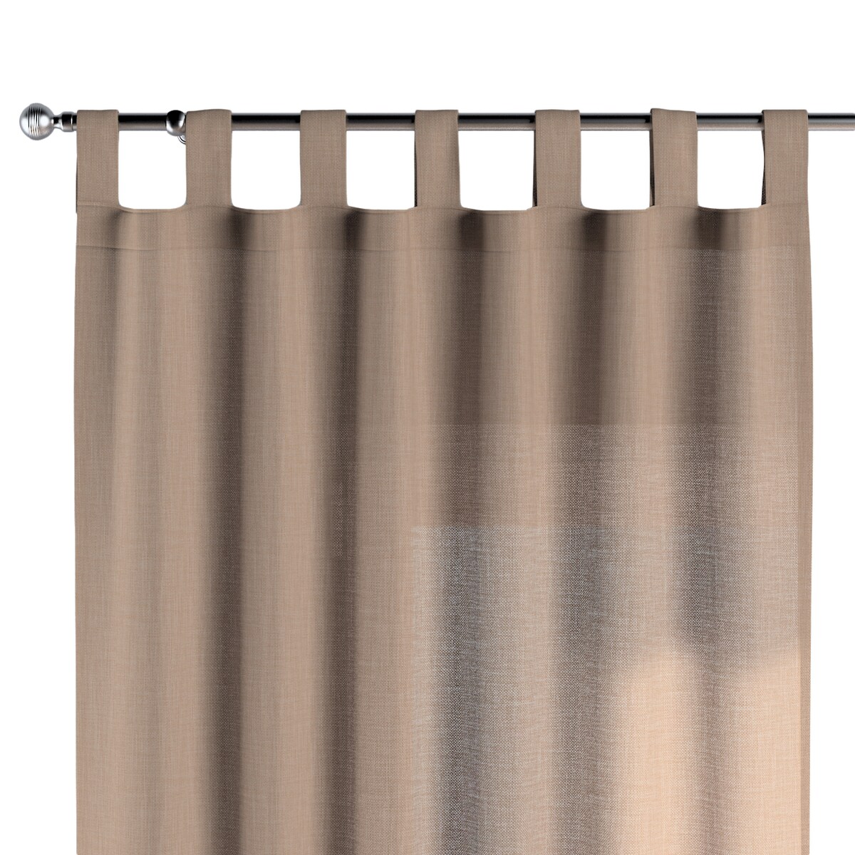 Zasłona na szelkach 1 szt. 130x245 herbaciany