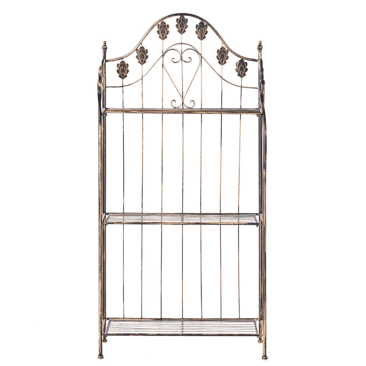 Regał VISANO Metal 59 cm 30 cm Czarny