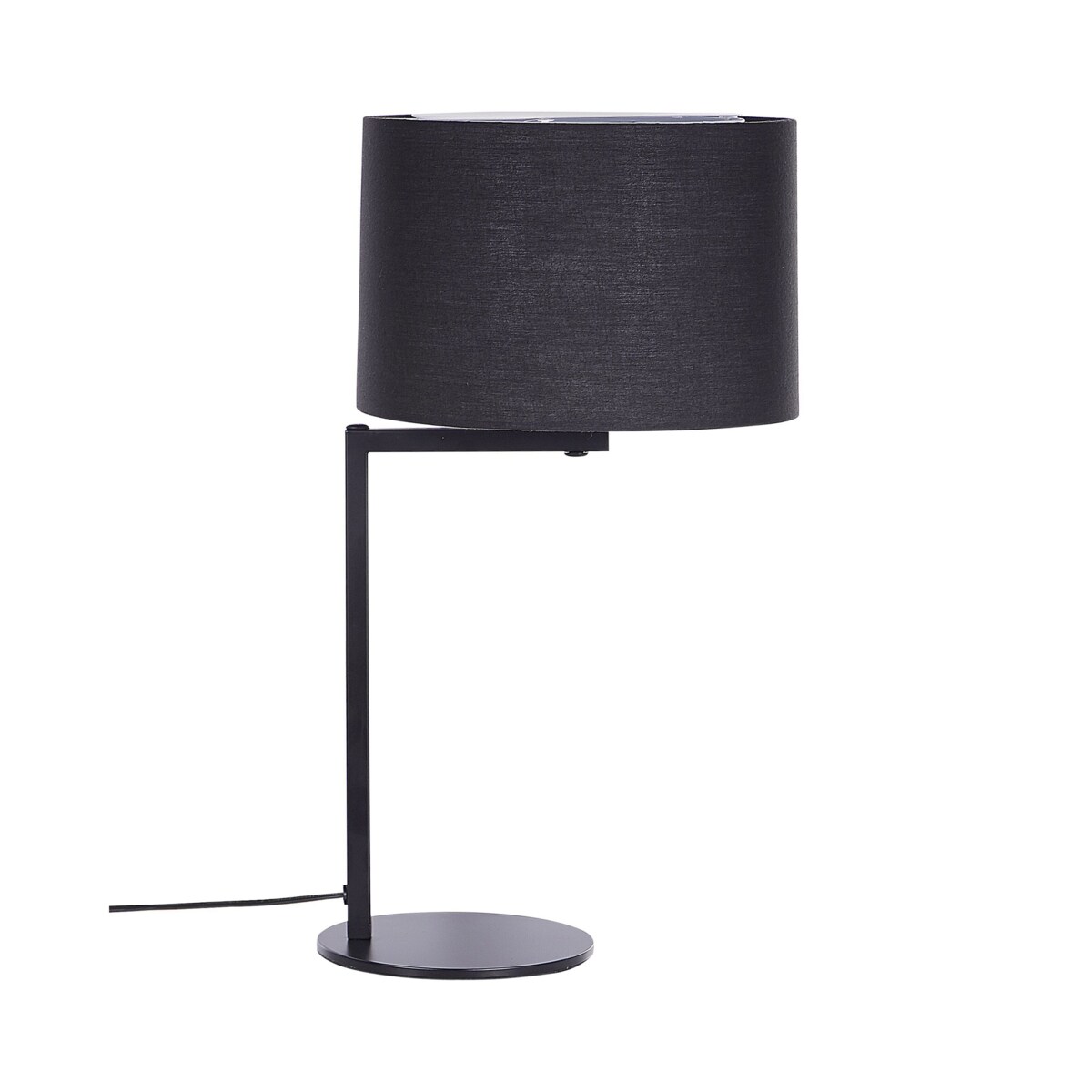 Lampka nocna metalowa czarna BALDWIN