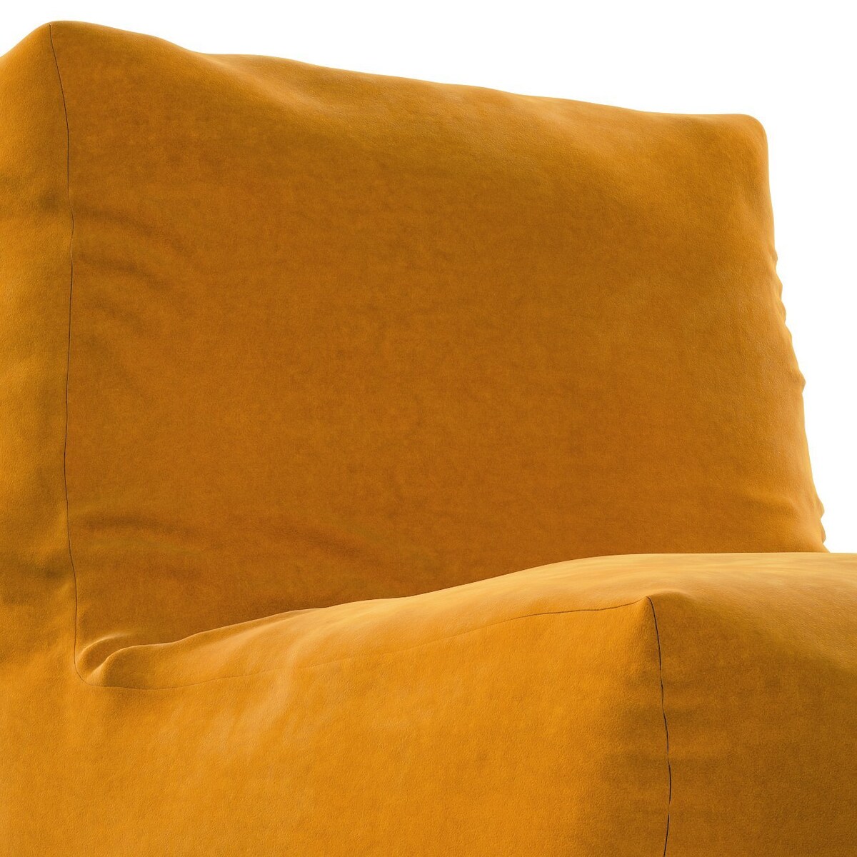 Pufo- fotel Poppy, miodowy, 87 x 31 x 75 cm, Posh Velvet