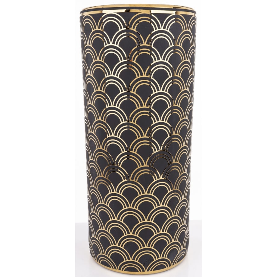 Parasolnik porcelanowy 46x20 cm CHADUR czarny