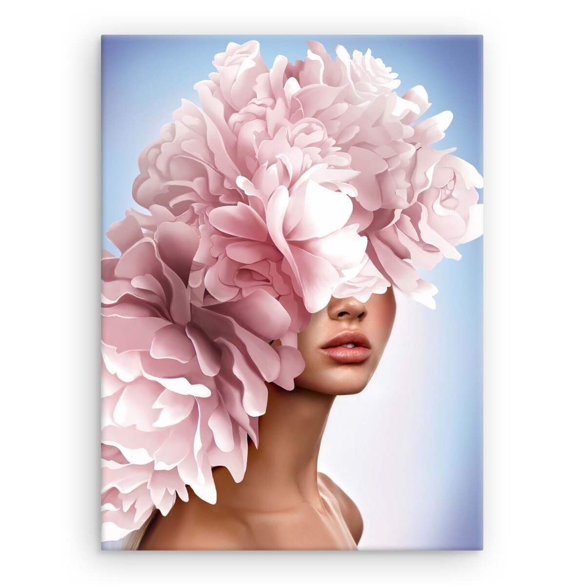 Obraz Abstrakcyjny PORTRET Kobieta 80x120cm