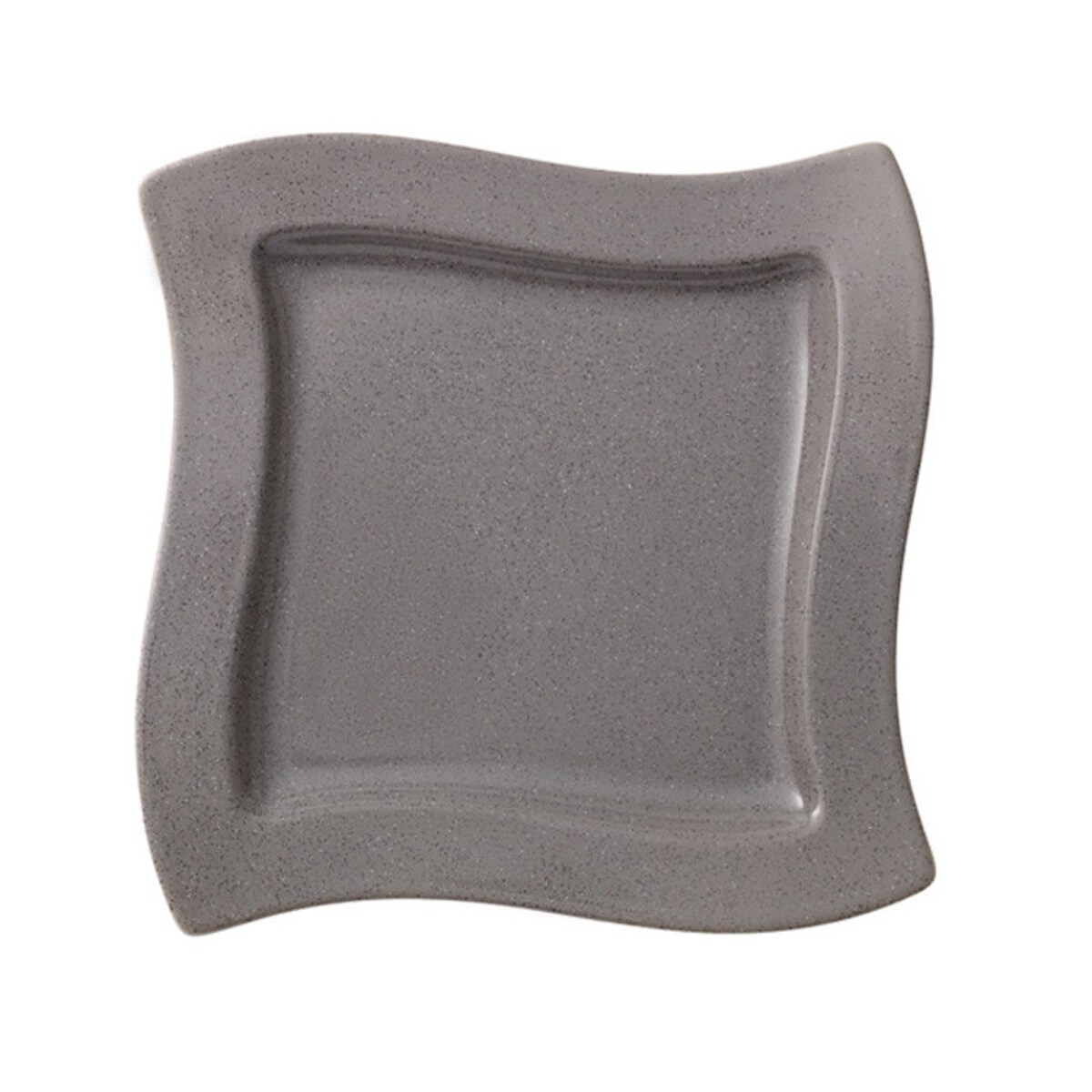 Talerz płaski, kwadratowy NewWave Stone, 27 x 27 cm, Villeroy & Boch