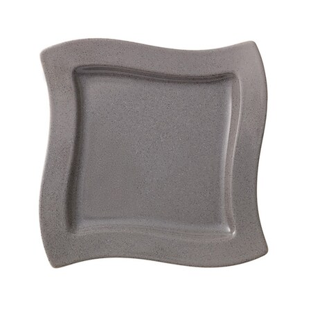 Talerz płaski, kwadratowy NewWave Stone, 27 x 27 cm, Villeroy & Boch