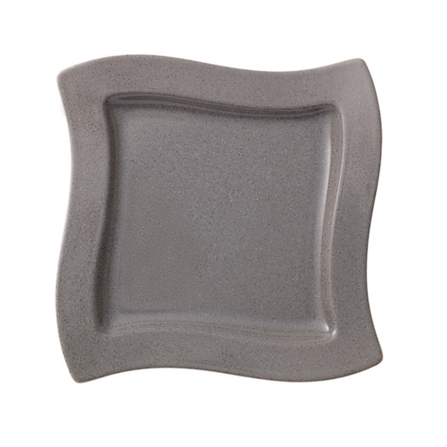 Talerz płaski, kwadratowy NewWave Stone, 27 x 27 cm, Villeroy & Boch