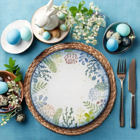 Talerz płytki 27 cm Daisy Watercolor LU56 (9144)