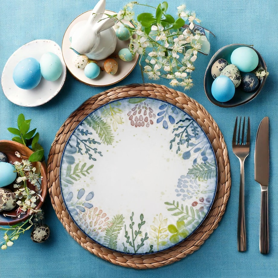 Talerz płytki 27 cm Daisy Watercolor LU56 (9144)