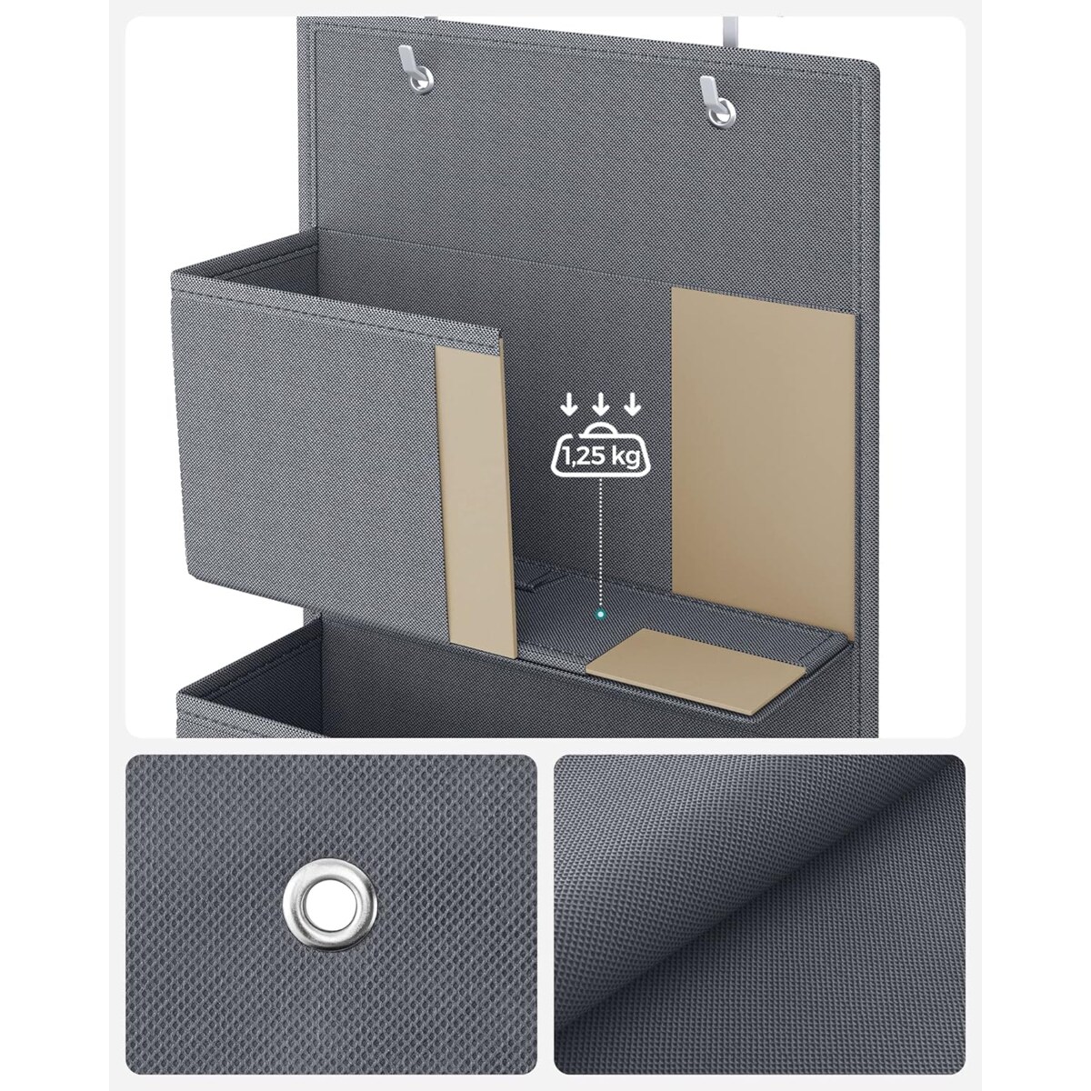 Organizer Wielofunkcyjny Wiszący Szary